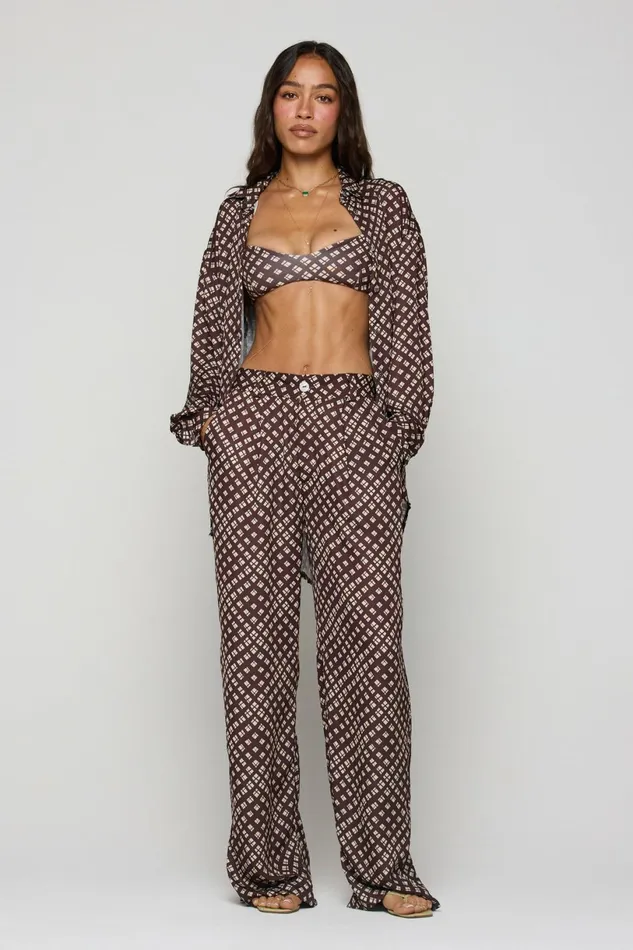 RESA Bottoms Sasha Trouser In Mocha 8211 Women