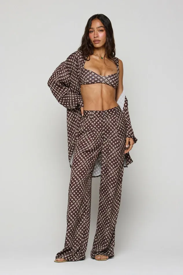 RESA Bottoms Sasha Trouser In Mocha 8211 Women