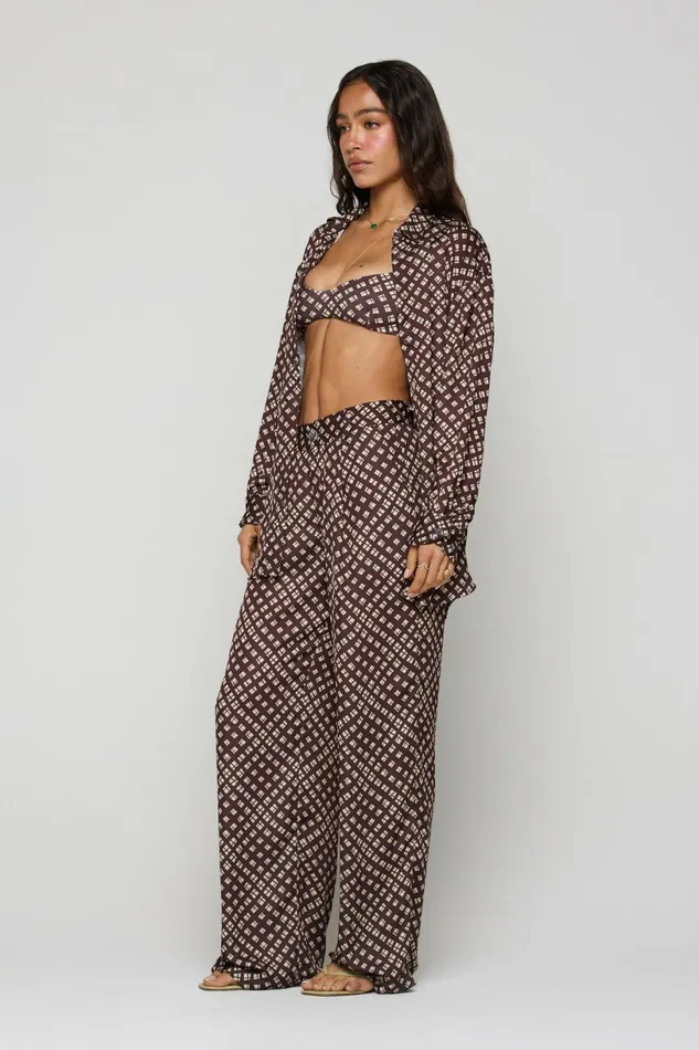 RESA Bottoms Sasha Trouser In Mocha 8211 Women
