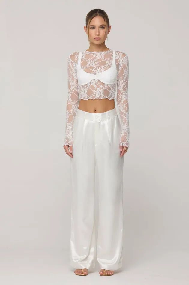 RESA Brides Ida Lace Top In White 8211 Women