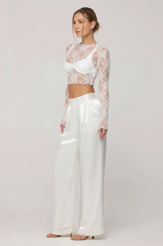 RESA Brides Ida Lace Top In White 8211 Women