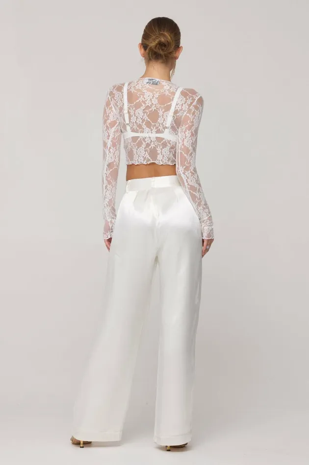 RESA Brides Ida Lace Top In White 8211 Women