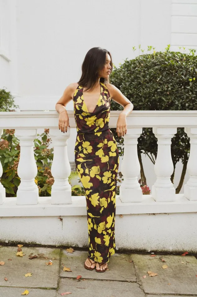 RESA Maxi Dress Fiona Dress In Sangria 8211 Women