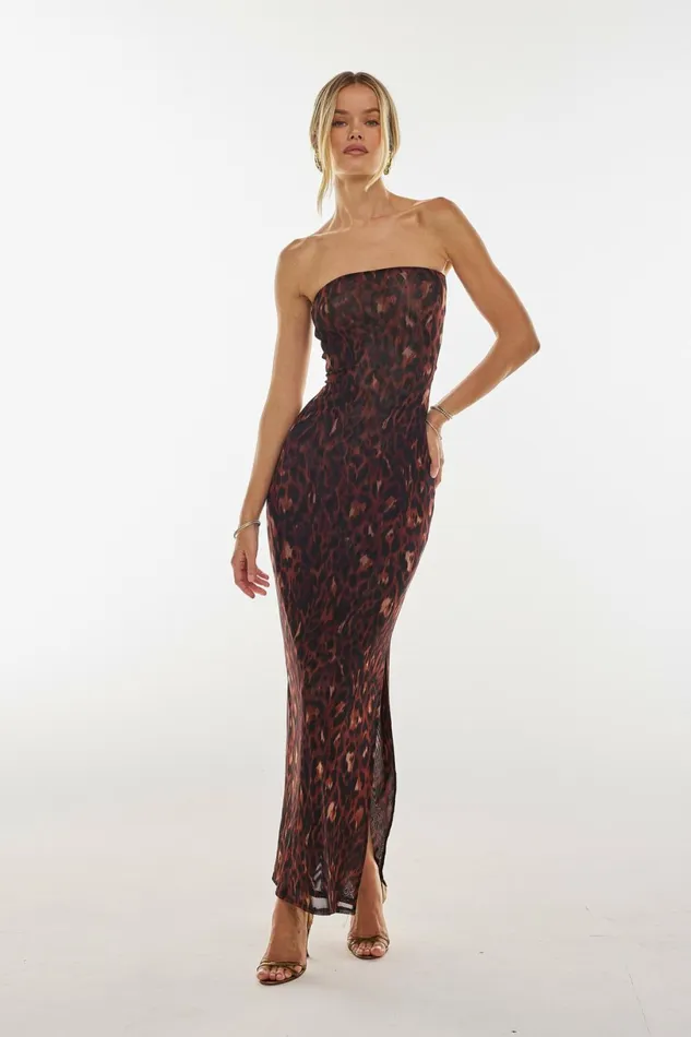 RESA Midi Dress Demi Mesh Dress In Knox 8211 Women