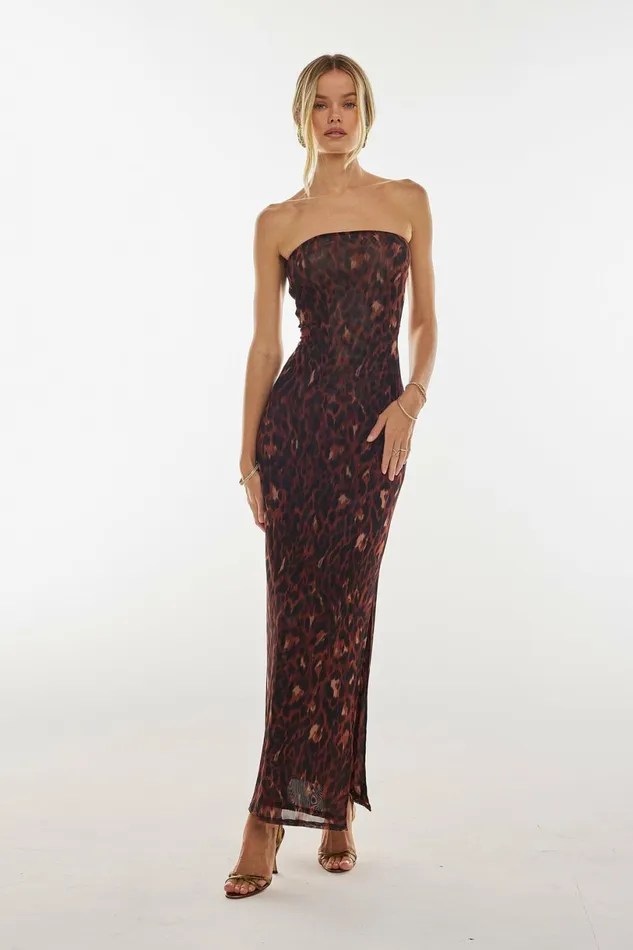 RESA Midi Dress Demi Mesh Dress In Knox 8211 Women