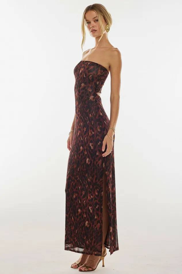 RESA Midi Dress Demi Mesh Dress In Knox 8211 Women
