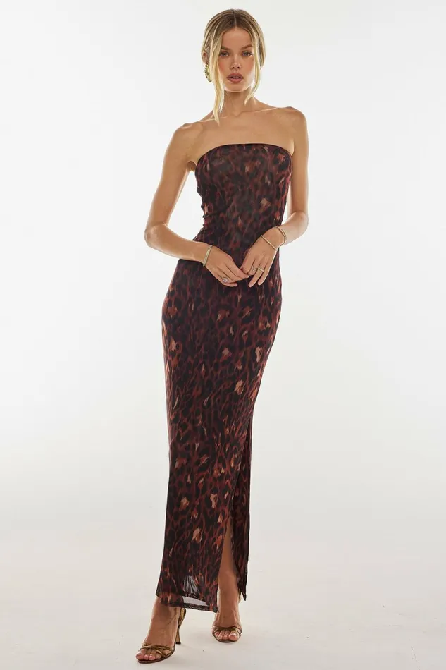 RESA Midi Dress Demi Mesh Dress In Knox 8211 Women