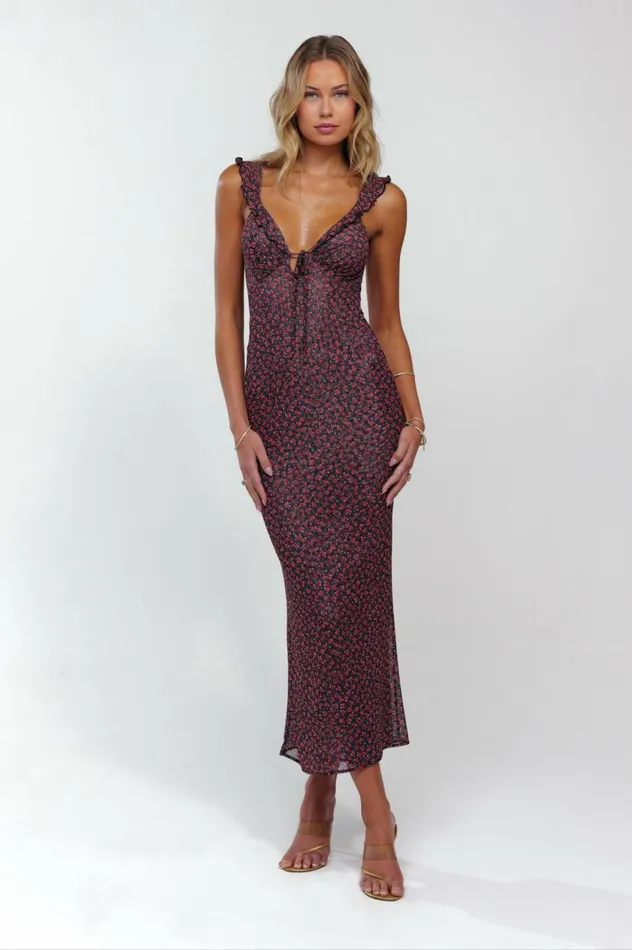 RESA Midi Dress Goldie Dress In Besos 8211 Women
