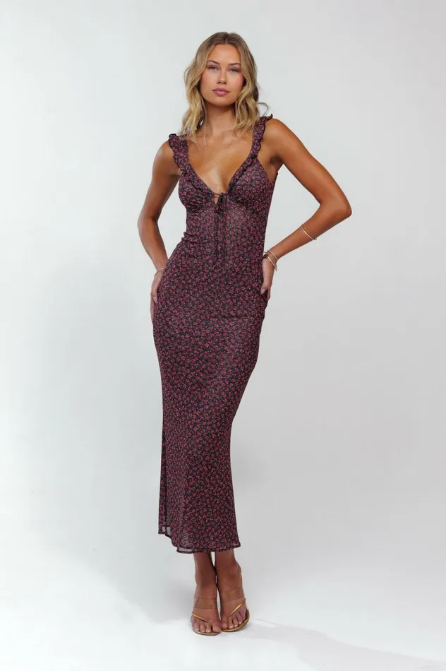 RESA Midi Dress Goldie Dress In Besos 8211 Women