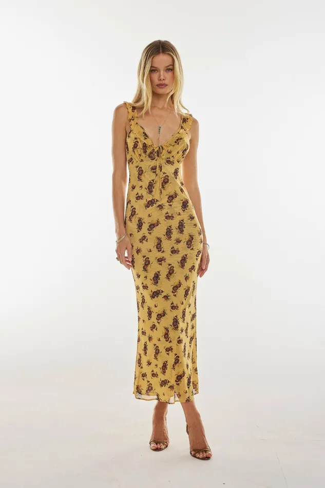RESA Midi Dress Goldie Dress In Dandelion 8211 Women