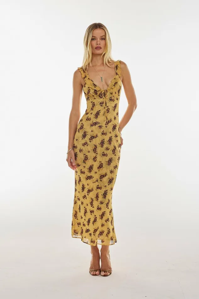RESA Midi Dress Goldie Dress In Dandelion 8211 Women