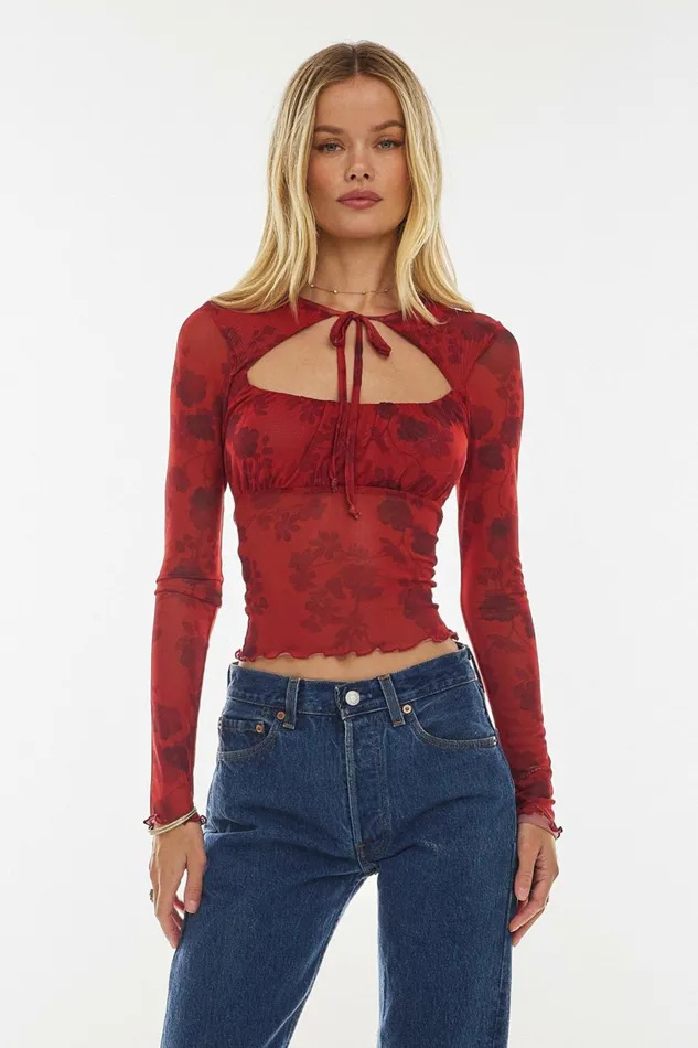 RESA Tops Cassie Top In Red Currant 8211 Women