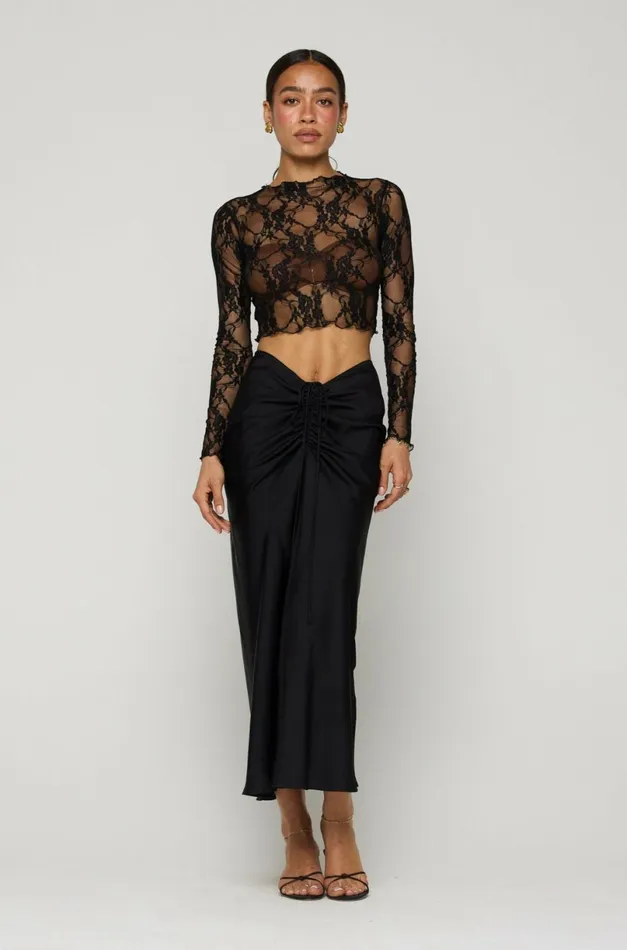 RESA Tops Ida Lace Top In Black 8211 Women