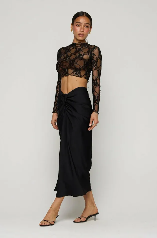 RESA Tops Ida Lace Top In Black 8211 Women