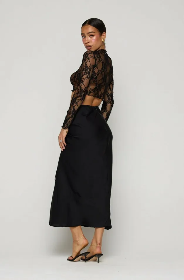 RESA Tops Ida Lace Top In Black 8211 Women