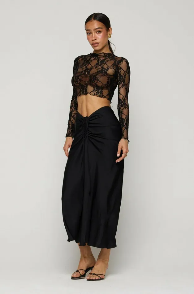 RESA Tops Ida Lace Top In Black 8211 Women