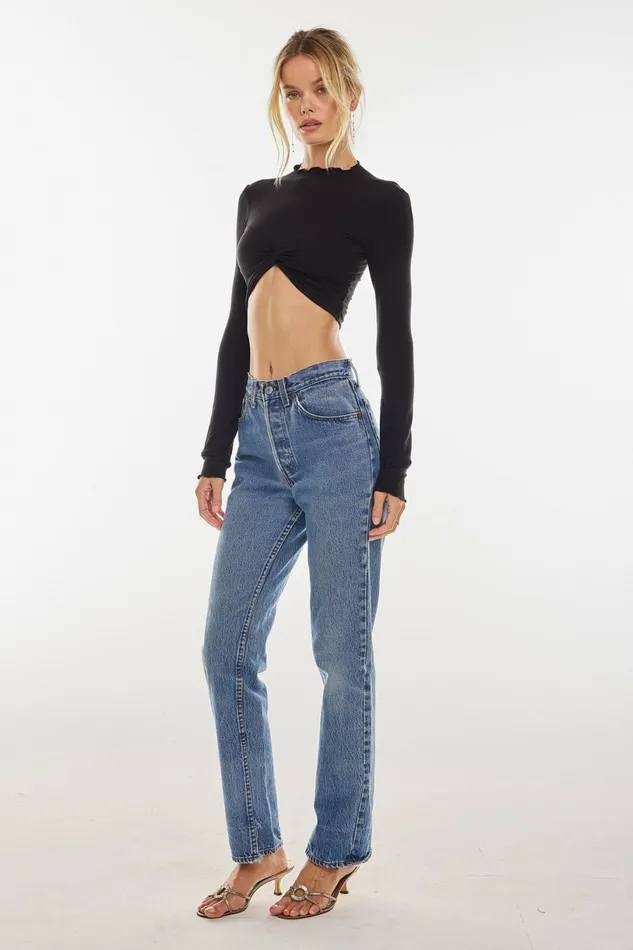 RESA Tops Shelby Top In Black Knit 8211 Women