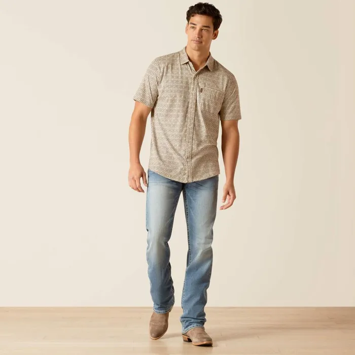 Retro Button Down Shirt Goat Suede Men Ariat Button Down Shirts Retro Button Down Shirt Goat Suede Men Ariat Button Down Shirts
