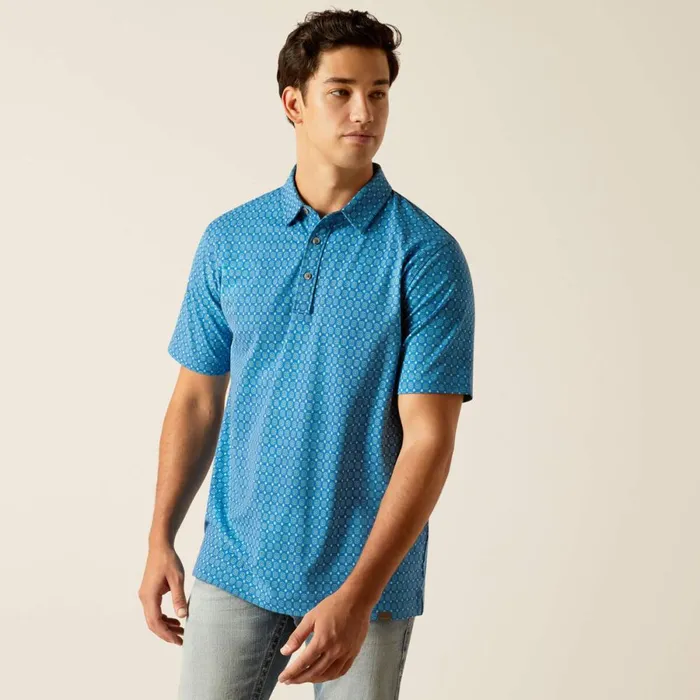 Retro Polo Blue Ridge Men Ariat TShirts and Polos