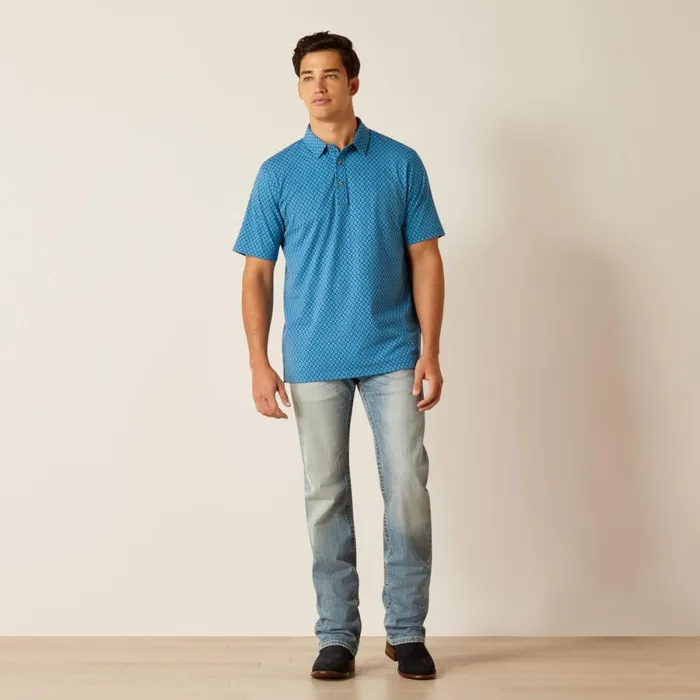Retro Polo Blue Ridge Men Ariat TShirts and Polos Retro Polo Blue Ridge Men Ariat TShirts and Polos