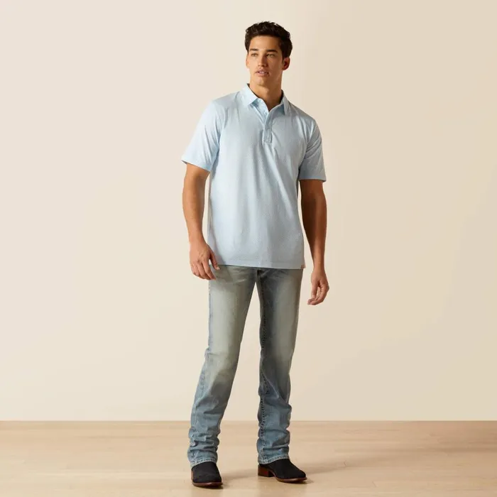 Retro Polo Cashmere Blue Men Ariat TShirts and Polos Retro Polo Cashmere Blue Men Ariat TShirts and Polos