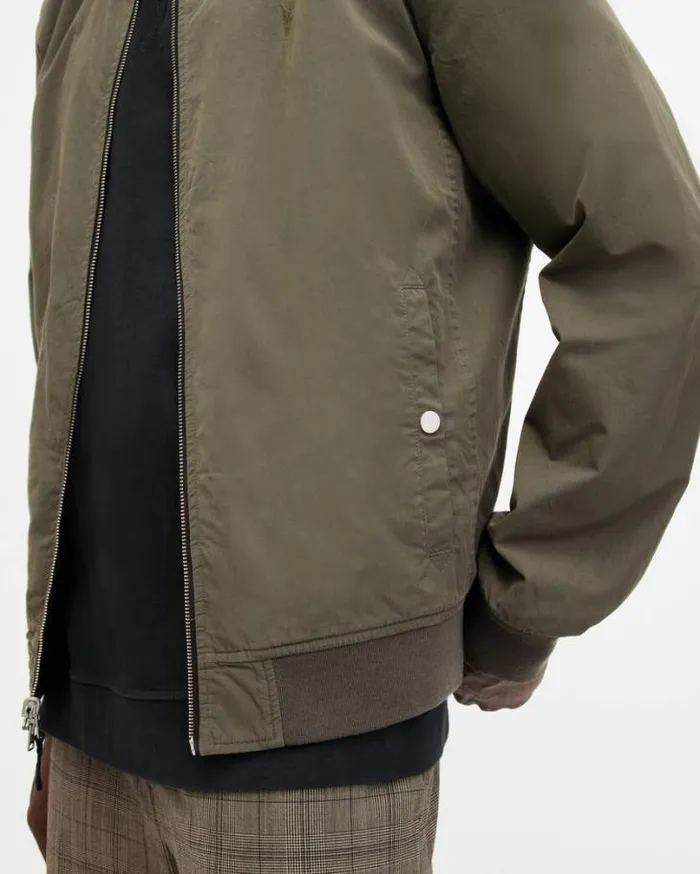 Reversible Bassett Bomber Jacket Blkash Khaki Brwn Men AllSaints Jackets and Coats Reversible Bassett Bomber Jacket Blkash Khaki Brwn Men AllSaints Jackets and Coats