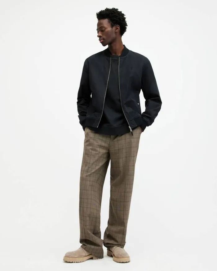 Reversible Bassett Bomber Jacket Blkash Khaki Brwn Men AllSaints Jackets and Coats Reversible Bassett Bomber Jacket Blkash Khaki Brwn Men AllSaints Jackets and Coats