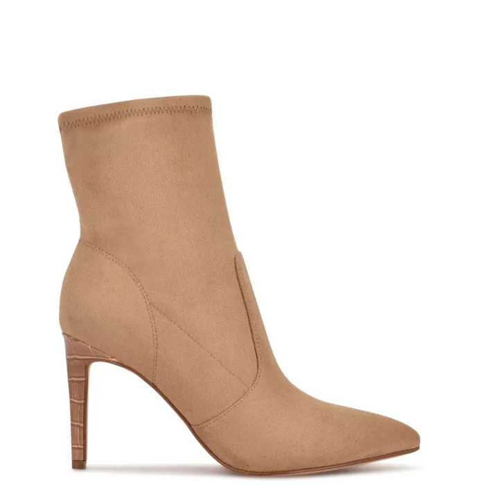 Reves Dress Booties Tan Suede Women Nine West Boots and Booties