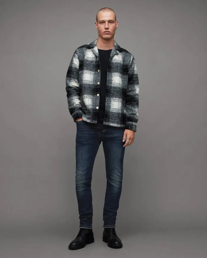 Rex Slim Fit Soft Stretch Denim Jeans Indigo Men AllSaints Pants