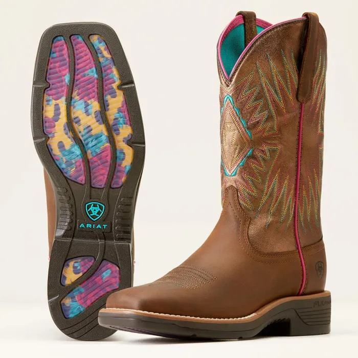 Ridgeback Western Boot Distressed Tan Women Ariat Western Boots