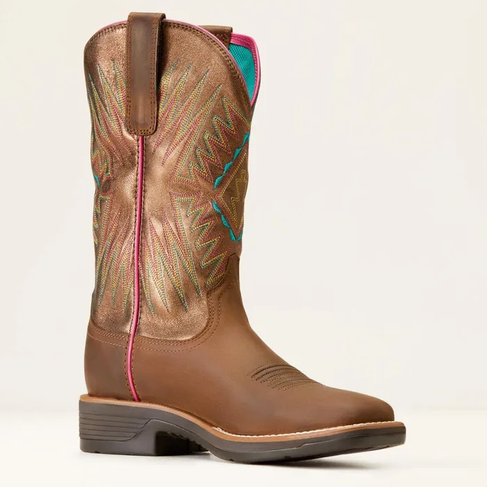 Ridgeback Western Boot Distressed Tan Women Ariat Western Boots Ridgeback Western Boot Distressed Tan Women Ariat Western Boots