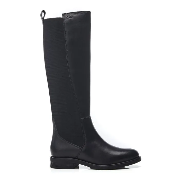 Riding And Flat Boots Women Moda In Pelle Bsoleful BTali Black Leather