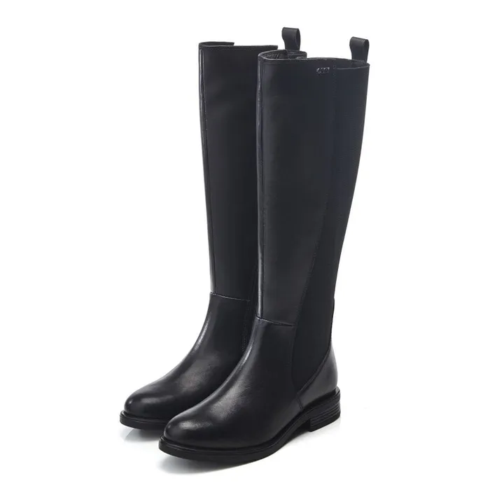 Riding And Flat Boots Women Moda In Pelle Bsoleful BTali Black Leather