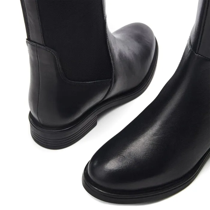 Riding And Flat Boots Women Moda In Pelle Bsoleful BTali Black Leather