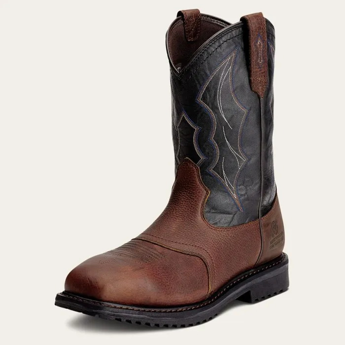 RigTek Wide Square Toe Waterproof Composite Toe Work Boot Oiled Brown Men Ariat Work Boots RigTek Wide Square Toe Waterproof Composite Toe Work Boot Oiled Brown Men Ariat Work Boots