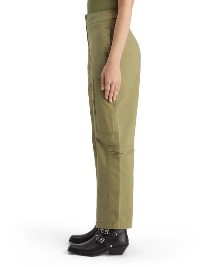 Ripstop Utility Pant Washed Military Women Scotch and Soda Pants