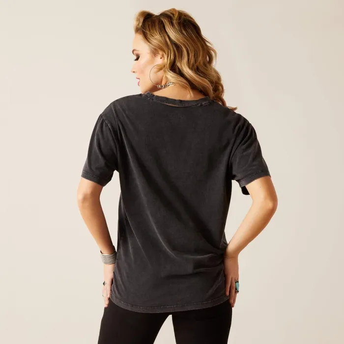 Rock 039n039 Rodeo TShirt Charcoal Wash Women Ariat TShirts and Tops Rock 039n039 Rodeo TShirt Charcoal Wash Women Ariat TShirts and Tops