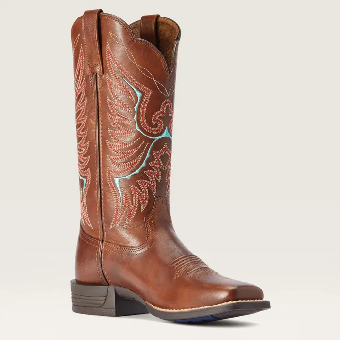 Rockdale Western Boot Naturally Distressed Brown Women Ariat Western Boots Rockdale Western Boot Naturally Distressed Brown Women Ariat Western Boots