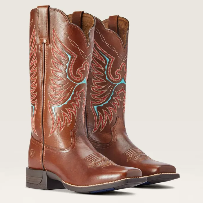 Rockdale Western Boot Naturally Distressed Brown Women Ariat Western Boots Rockdale Western Boot Naturally Distressed Brown Women Ariat Western Boots