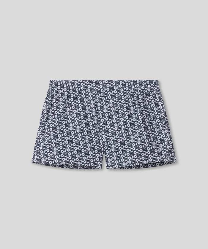 Ron Dorff Boxer Shorts W RD Pattern Navy Men Boxer Shorts