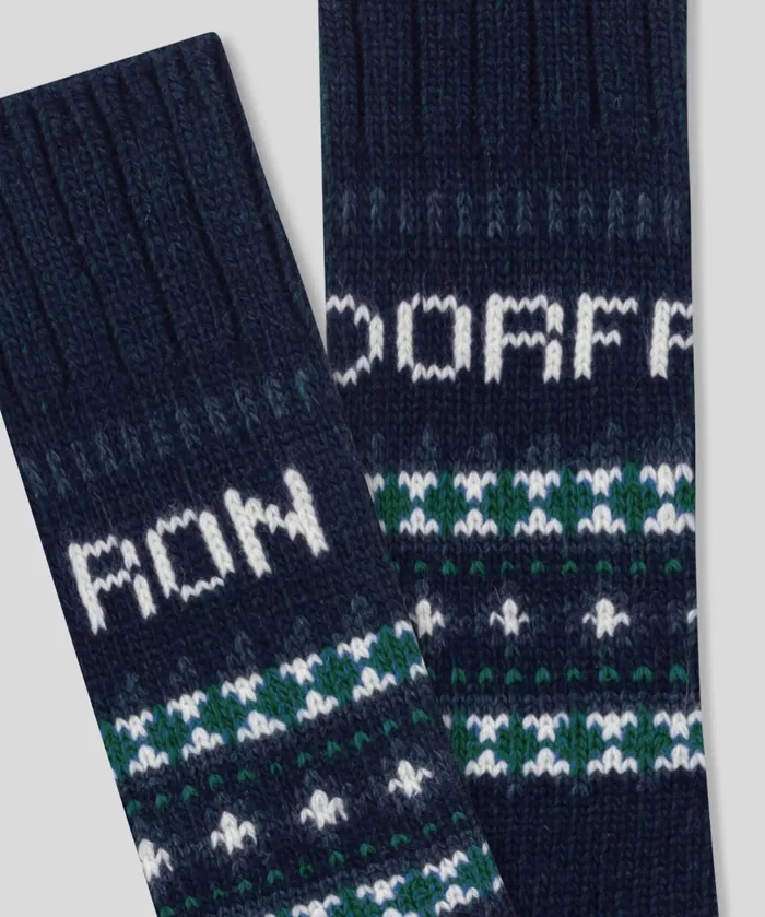 Ron Dorff Fjllsocks W Nordic Pattern Navy Men Sneakers and Sports Socks Ron Dorff Fjllsocks W Nordic Pattern Navy Men Sneakers and Sports Socks