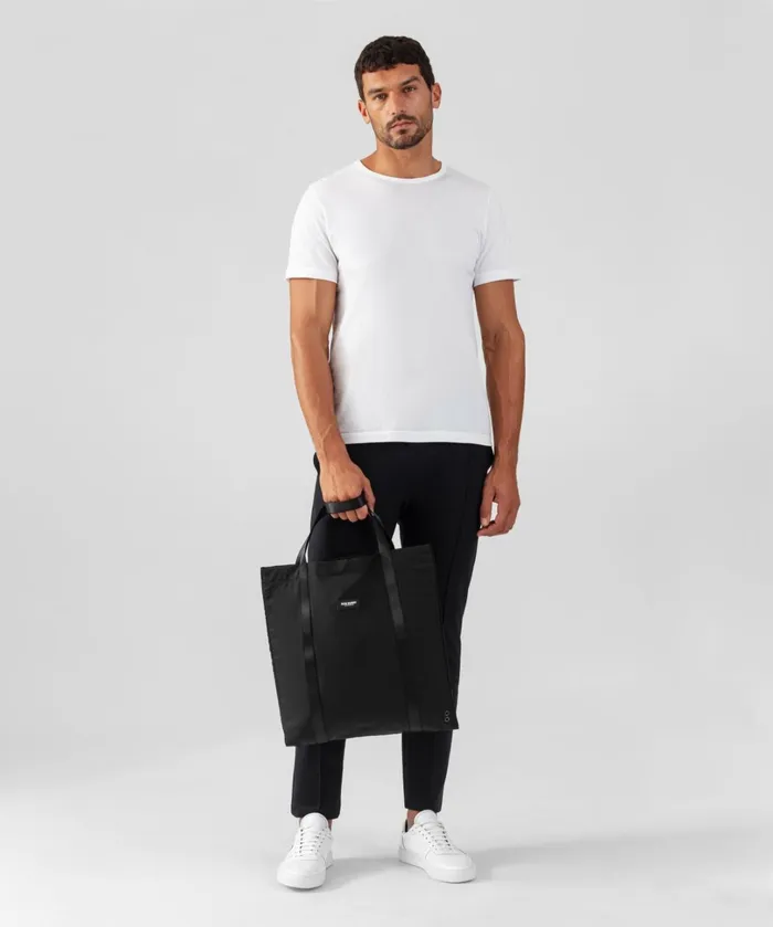 Ron Dorff Light Ripstop Tote Bag Black Men Bags