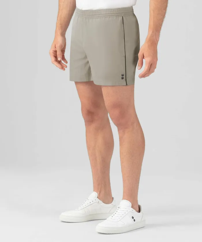 Ron Dorff RD Exerciser Shorts W Piping Dusty Beige Men Shorts