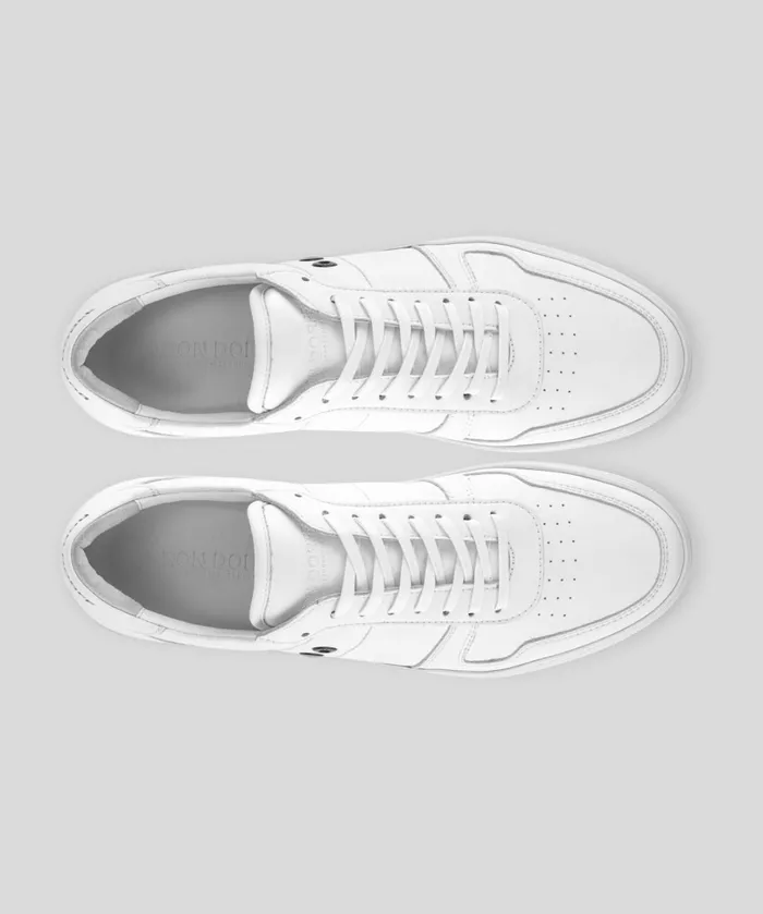Ron Dorff Urban Tennis Shoes White Men Sneakers and Sports Socks