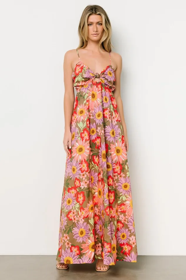 Rosalee Maxi Dress Flower Multi Women Baltic Born Maxi Dresses