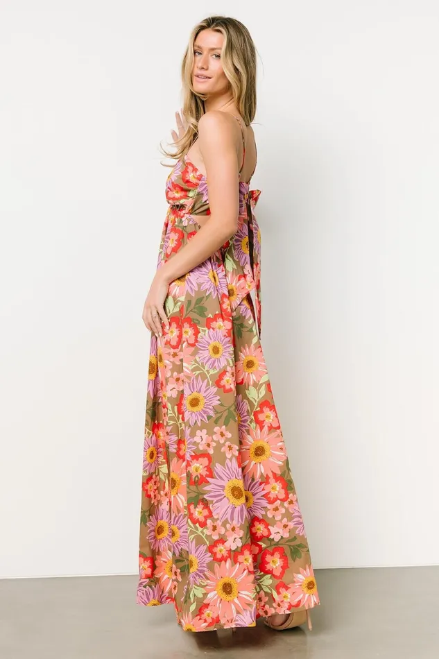 Rosalee Maxi Dress Flower Multi Women Baltic Born Maxi Dresses Rosalee Maxi Dress Flower Multi Women Baltic Born Maxi Dresses
