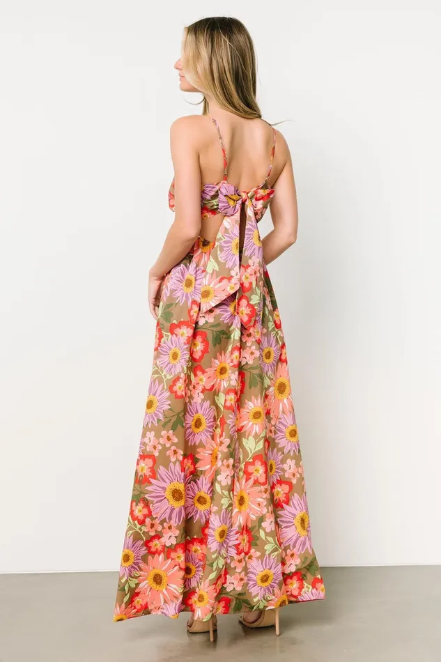 Rosalee Maxi Dress Flower Multi Women Baltic Born Maxi Dresses Rosalee Maxi Dress Flower Multi Women Baltic Born Maxi Dresses