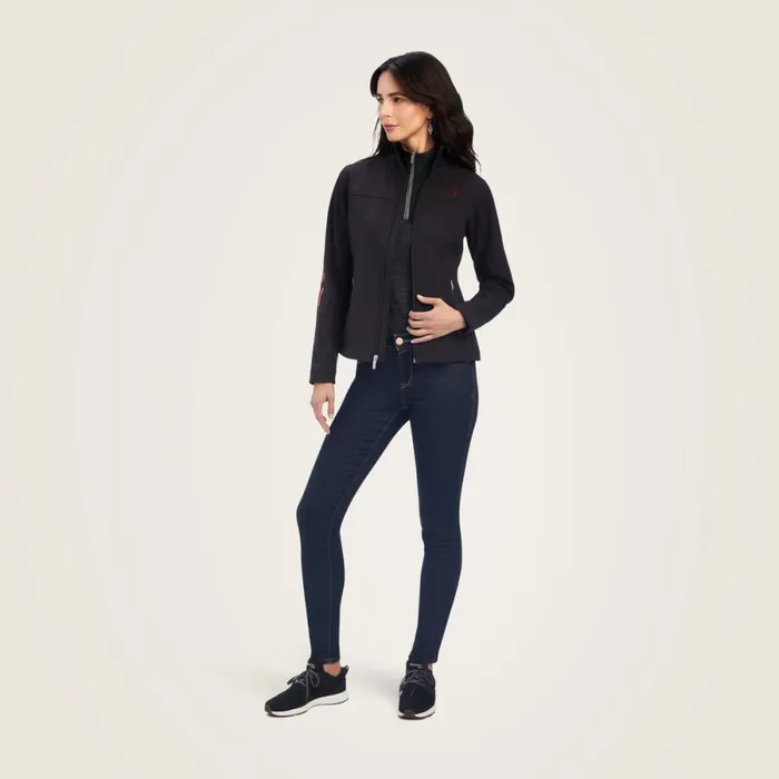 Rosas Team Softshell Jacket Black Women Ariat Jackets and Vests Rosas Team Softshell Jacket Black Women Ariat Jackets and Vests