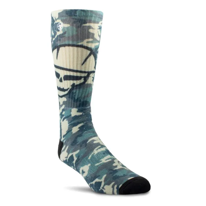 Roughneck Graphic Crew Work Sock 2 Pair Multi Color Pack MenWomen Ariat Socks Roughneck Graphic Crew Work Sock 2 Pair Multi Color Pack MenWomen Ariat Socks