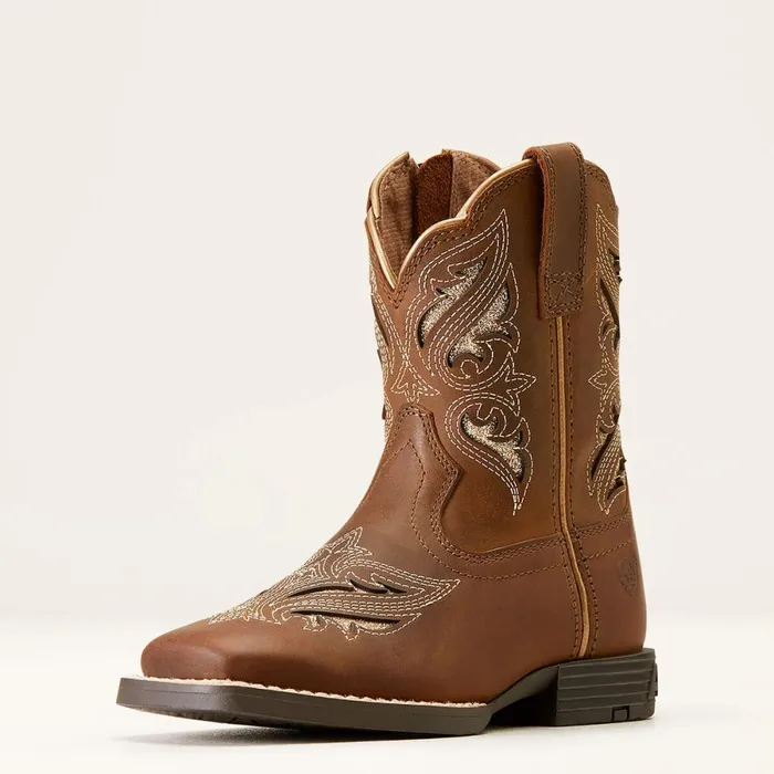 Round Up Bliss Western Boot Sassy Brown Kids Ariat Big Kids039 Footwear